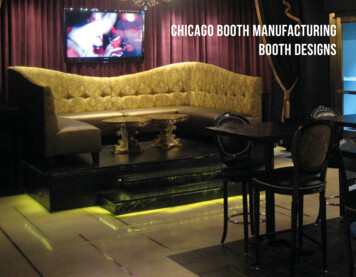 Chicago Booth Manufacturing Booth Designs