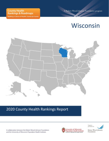 2020 Wisconsin County Health Rankings