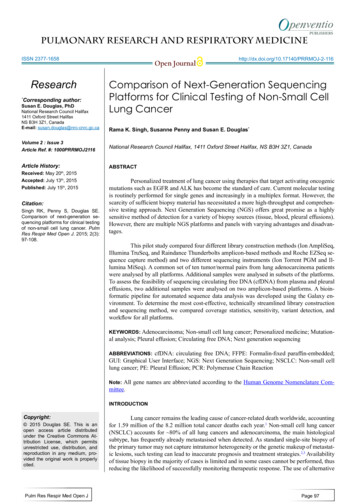 Research Comparison Of Next-Generation Sequencing Platforms For .