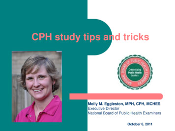 CPH Study Tips And Tricks - CUNY Graduate School Of Public Health .