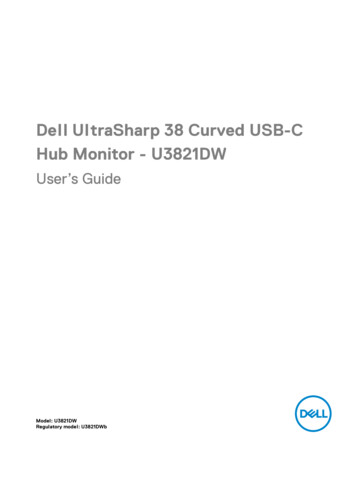 Dell UltraSharp 38 Curved USB-C Hub Monitor - U3821DW