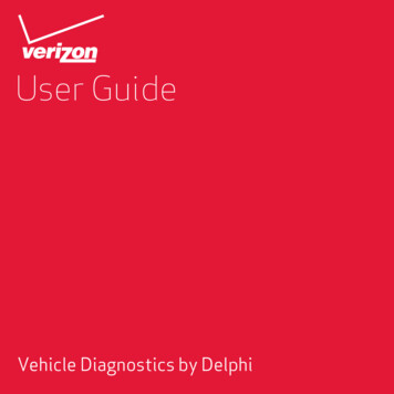 Delphi Vehicle Diagnostics Manual - VZW