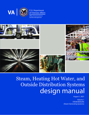 Volume 1, Steam Boilers - Steam, Heating Hot Water, And Outside .