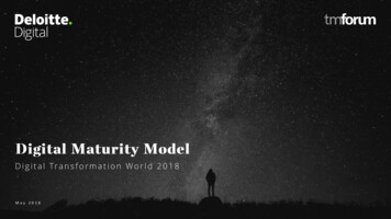 Digital Transformation World 2018 - TM Forum