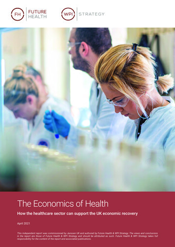 The Economics Of Health - Future Health Research