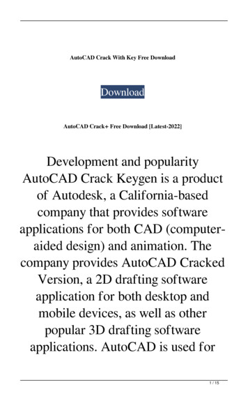 AutoCAD Crack With Key Free 
