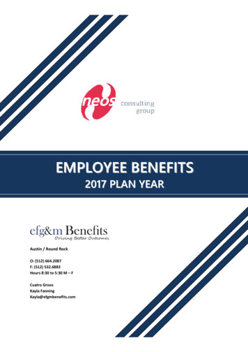 Employee Benefit Booklet 2017 Efgm - Neosconsulting 