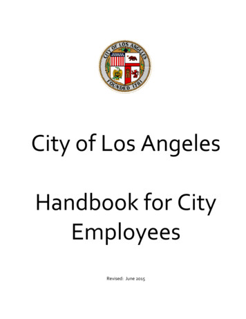 City Of Los Angeles Handbook For City Employees