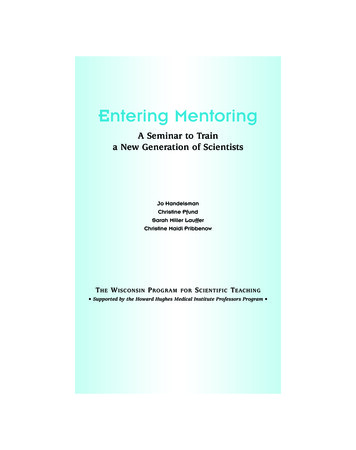 Entering Mentoring - HHMI