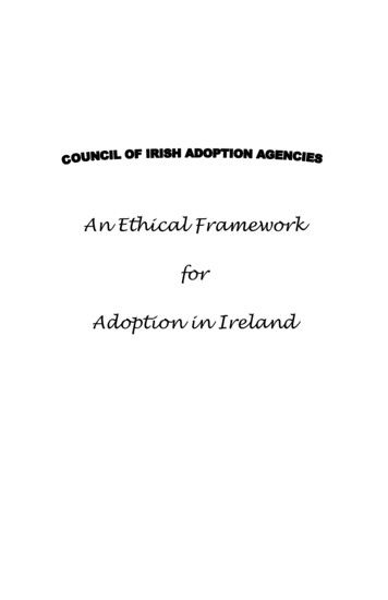 Updated 211009 - Council Of Irish Adoption Agencies