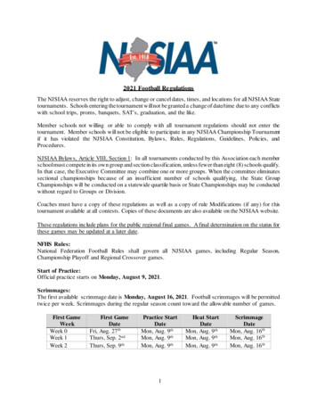 2021 Football Regulations - NJSIAA