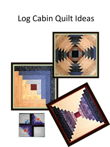Log Cabin Quilt Pattern - Quilting-tidbits 