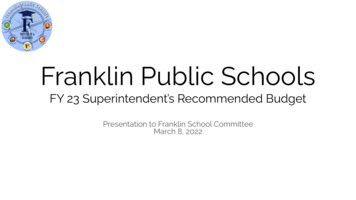 Franklin Public Schools - Franklin School District