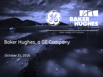 Baker Hughes, A GE Company - General Electric