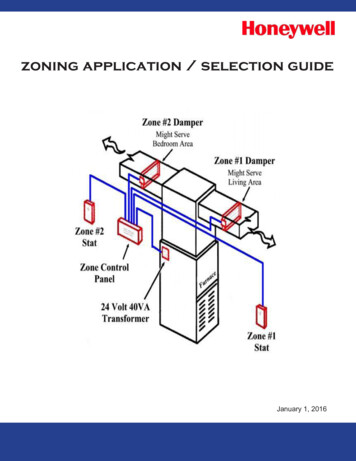 Zoning Application / Selection Guide - Crescent Parts & Equipment