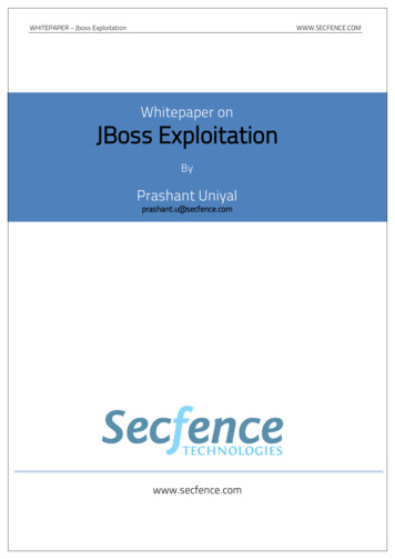 Whitepaper On JBoss Exploitation - Securityxploded 