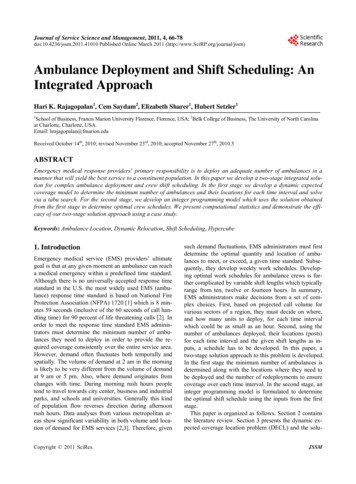 Ambulance Deployment And Shift Scheduling: An Integrated Approach
