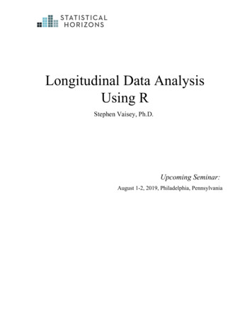 Longitudinal Data Analysis Using R - Statistical Horizons
