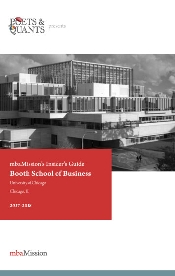 Insider's Guide: Booth School Of Business - Poets&Quants
