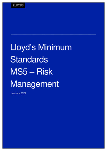 Lloyd's Minimum