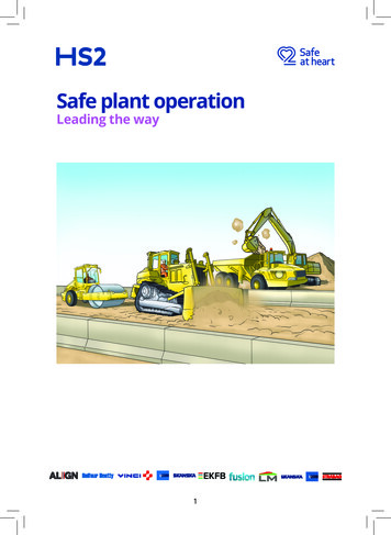 Safe Plant Operation - High Speed 2