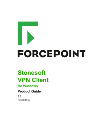 Stonesoft VPN Client - Websense 