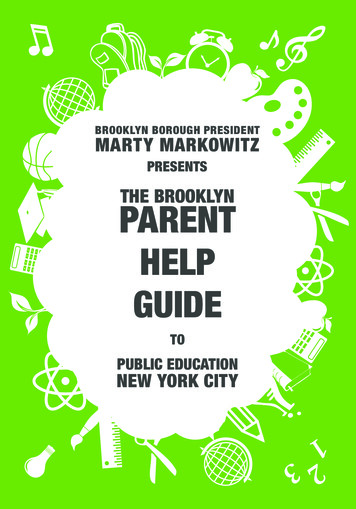 THE BROOKLYN PARENT HELP GUIDE - Inclusions 