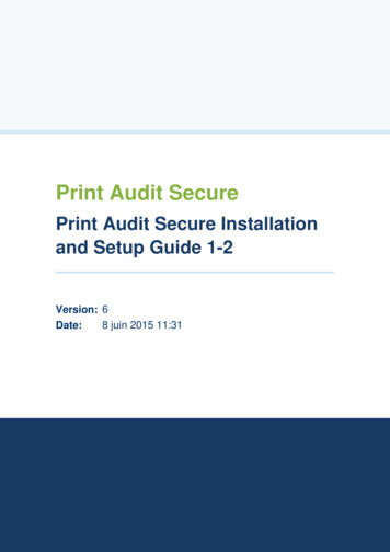 Print Audit Secure