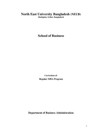 School Of Business - NEUB