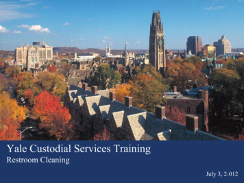 Yale Custodial Services Training