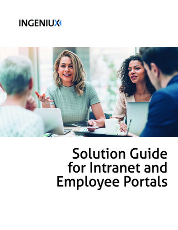 Solution Guide For Intranet And Employee Portals