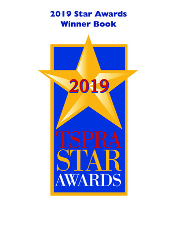 2019 Star Awards Winner Book - The Texas School Public Relations .