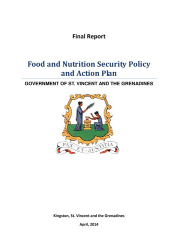 Food And Nutrition Security Policy And Action Plan