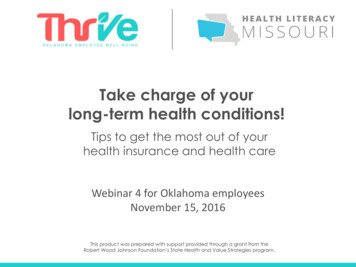Take Charge Of Your Long-term Health Conditions! - Thrive