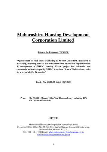 Maharashtra Housing Development Corporation Limited - MahaOnline