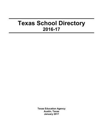 Texas School Directory 2016-17 - Tea4avholly.tea.state.tx.us