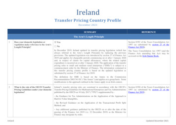 Transfer Pricing Country Profile- Ireland - OECD