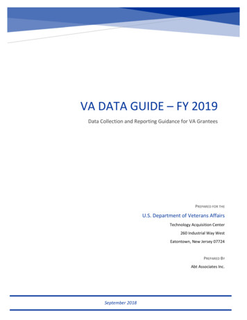 VA Data Guide - FY 2019