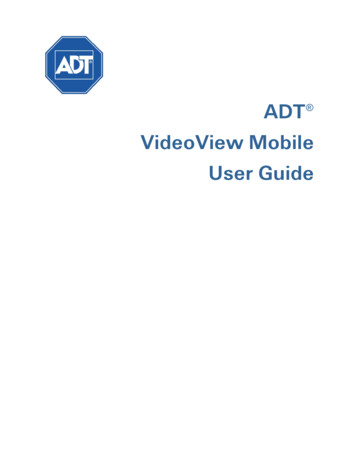 ADT VideoView Mobile User Guide