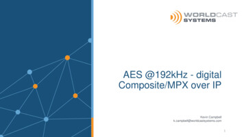 AES @192kHz - Digital Composite/MPX Over IP - CCBE