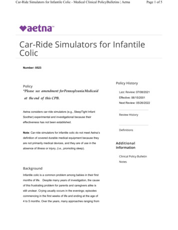 0523 Car-Ride Simulators For Infantile Colic - Aetna