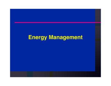 Energy Management - Alison Osinski