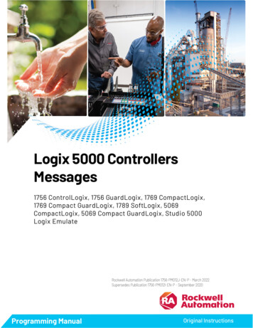 Logix 5000 Controllers Messages (Publication 1756-PM012J-EN-P)