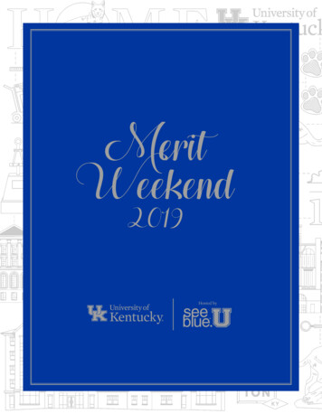 Merit Weekend - University Of Kentucky
