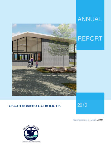 2019 Annual Report To The School Community