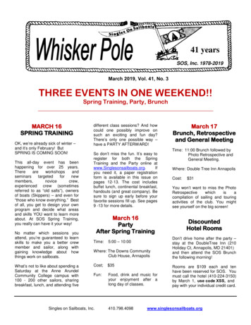 March 2019, Vol. 41, No. 3 THREE EVENTS IN ONE WEEKEND!! - MemberClicks