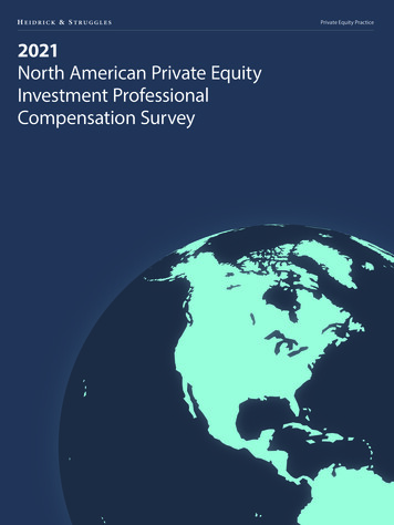 Private Equity Practice 2021 North American Private Equity Investment .