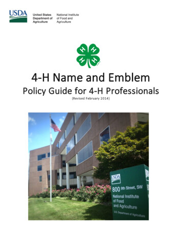 4-H Name And Emblem - Ucanr.edu