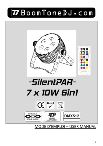 -SilentPAR- 7 X 10W 6in1 - BoomToneDJ