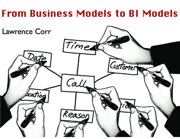 Agile BI - From Business Models To BI Models